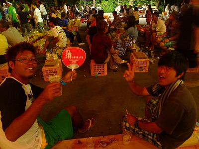 浜夏祭り（クライマックス）。