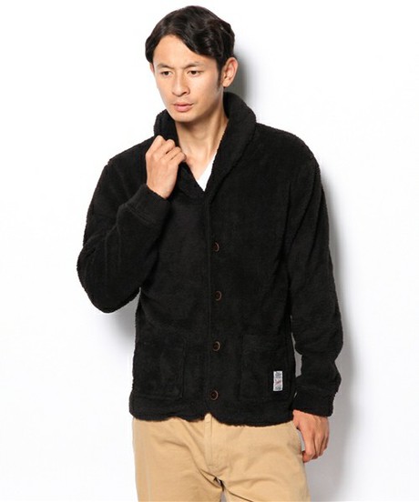 MAGIC NUMBER / Soft Boa Shawl Cardigan