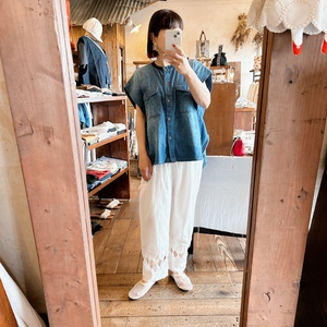 ⁂doux bleu　リボンタイパンツ⁂