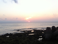 冬の夕日