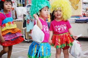平和通りハロウィン大盛況でした♪