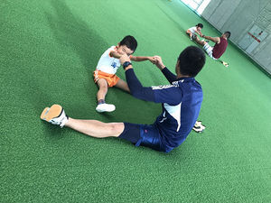 親子サッカー