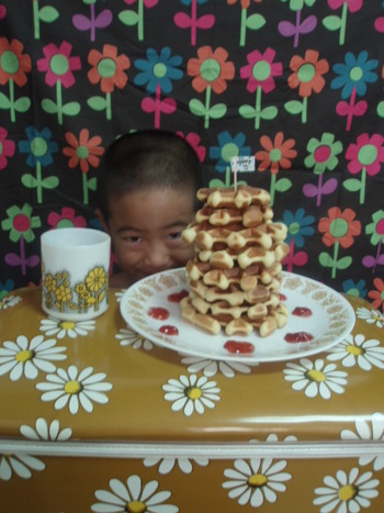 ｈａｐｐｙ～ワッフル＾０＾