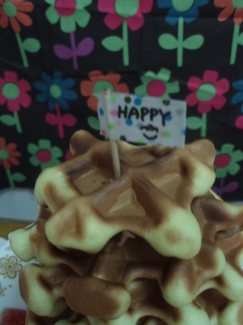 ｈａｐｐｙ～ワッフル＾０＾