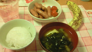 朝食…