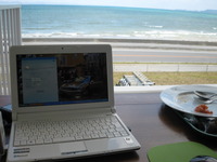 海が見えるカフェオープン！