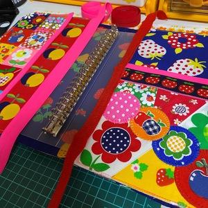 手帳カバー製作中♪♪