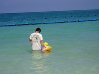 海だ～ 2009/08/28 22:44:54