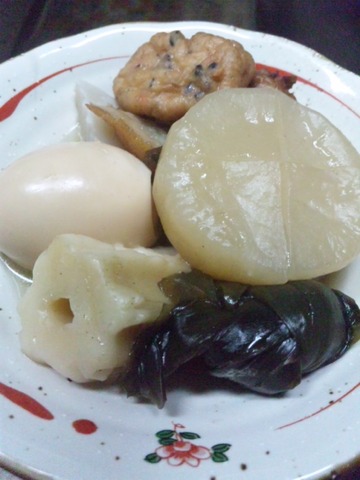 今夜はおでん