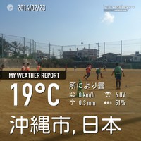 いい天気だ 2014/02/23 15:51:39