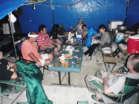 夜の帳が下りた後