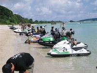 屋我地島のレース風景＜４＞