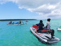海で休憩