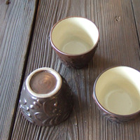 やちむん（工房十鶴）・柄溝康助さん・聖子さんのそばちょこ 2011/12/02 12:00:00