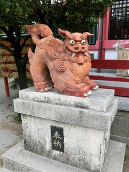 歯いさい!BLOG:波の上神宮のシーサー（島常賀作品）