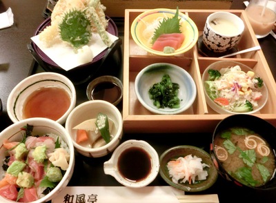 和風亭の季節限定「春の彩り」や他の料理