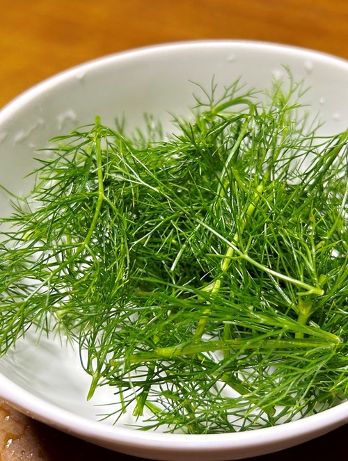 妻が作る朝ごはん（少し変わった野菜）