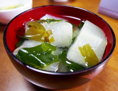妻が作る朝ごはん（汁物・煮物など）