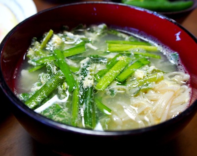 妻が作る朝ごはん（汁物・煮物など）