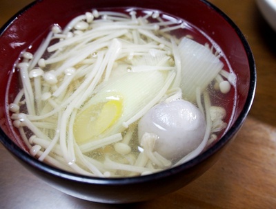 妻が作る朝ごはん（汁物・煮物など）