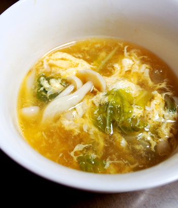 妻が作る朝ごはん（汁物・煮物など）