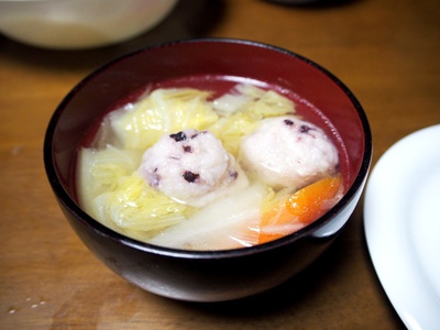 妻が作る朝ごはん（汁物・煮物など）