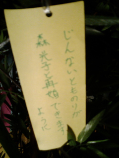 七夕の願い