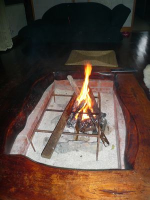 家の中が煙もくもく