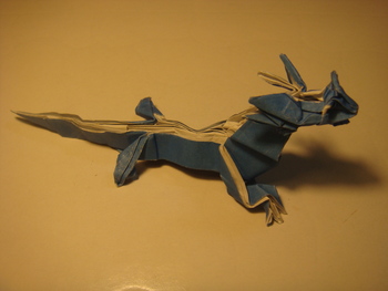 竜　ドラゴンの折り紙