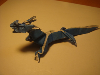 竜　ドラゴンの折り紙