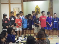 北中頭JFC解散式・・・ 2011/10/24 18:34:21