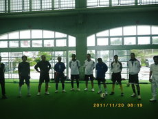 第2回　（おじー）と（わらばー）の6人制サッカー交流試合