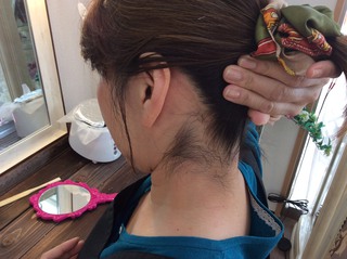 襟足綺麗になったよ〜
