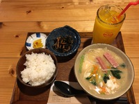 国際通りでぶらぶらしたら沖縄居酒屋で定番みそ汁定食はいかがでしょうか♪　LUNCH　MAP[61] 2017/05/21 16:39:24