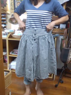 初のキュロット作り