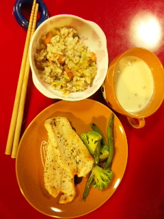 今日の晩御飯&チャーム