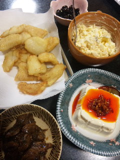 My包丁と今日の晩御飯。