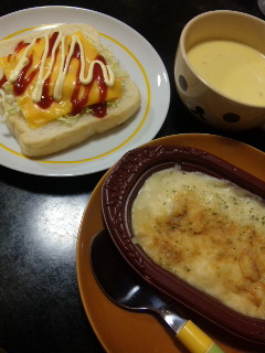 子供の晩御飯。