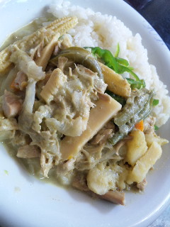 噂のグリーンカレー♪