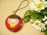 羊毛フェルトストラップ入荷☆ 2012/03/16 08:17:44