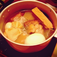 今宵はファミマのおでんが晩御飯！ダシがきいて旨すぎる！ 2013/12/21 22:56:00