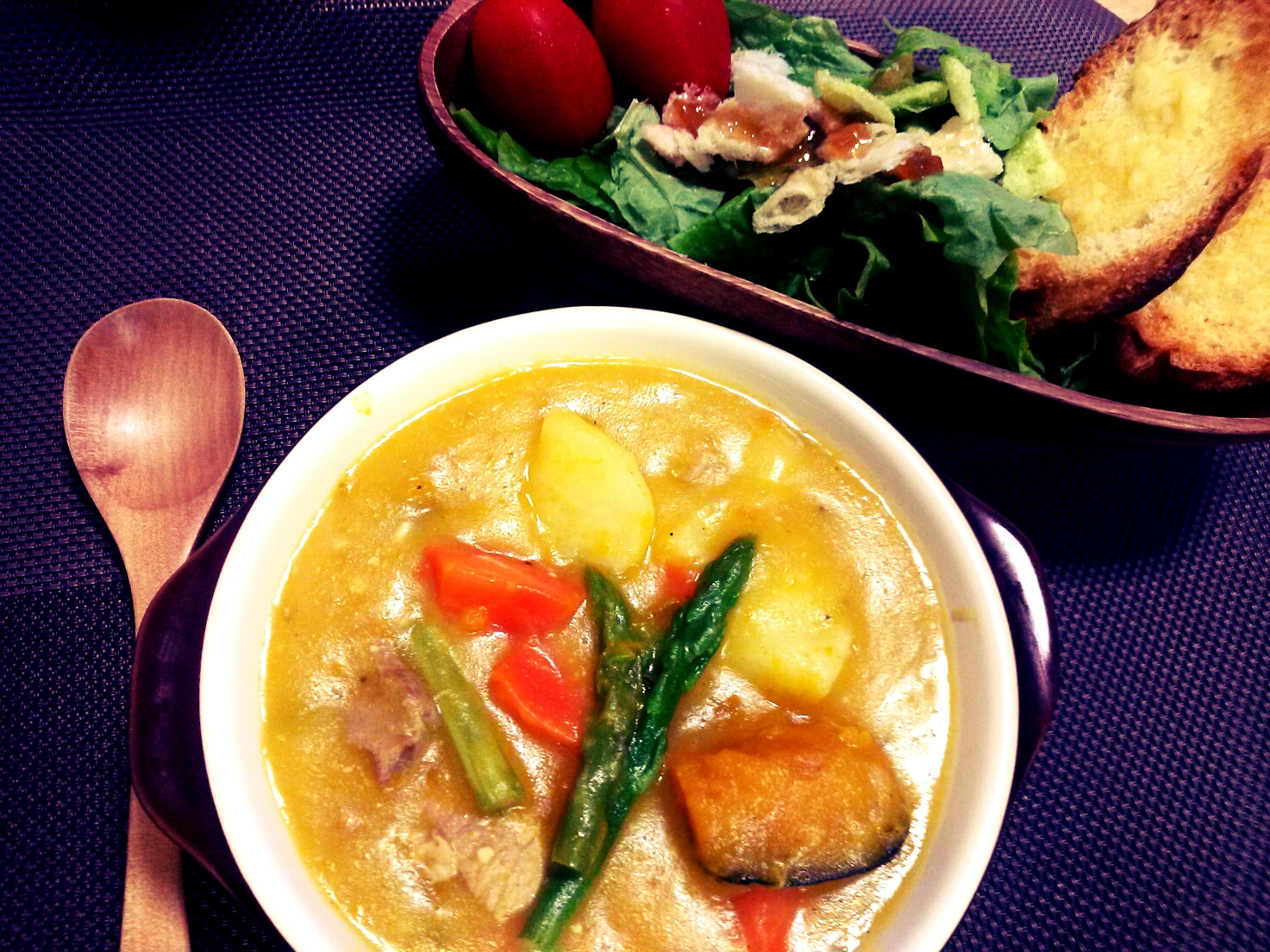 *.夕飯·’゜*
