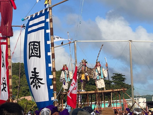 地元津嘉山大綱引き