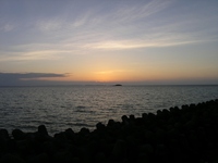 夕方の糸満西崎 2010/06/08 22:30:25