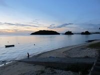 夕方の北名城ビーチ 2010/07/14 22:42:26