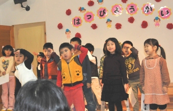 幼稚園の活動発表会