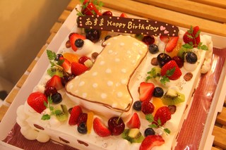 １さいのお誕生日ケーキ Mumu Street Sweets 北海道産小麦と有精卵でつくるスイーツ