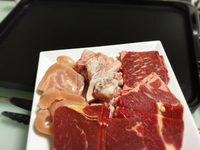 家で焼肉 2016/08/30 20:09:46