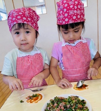 お野菜収穫＆ピザ作り～☆