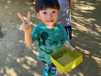 園庭遊びでおままごと☆